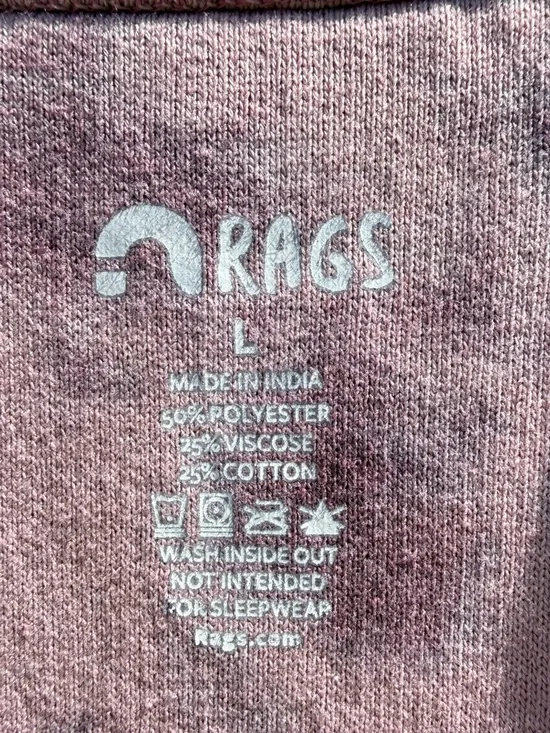 Rags Purple Tie Dye Women's Tank Romper Size Large - Picture 11 of 13